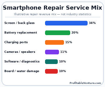 Smartphone Repair Service Mix