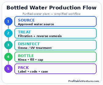 Bottle Water Production Workflow