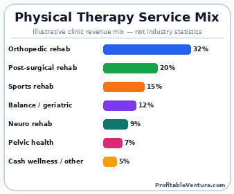 Physical Therapy Practice Service Mix