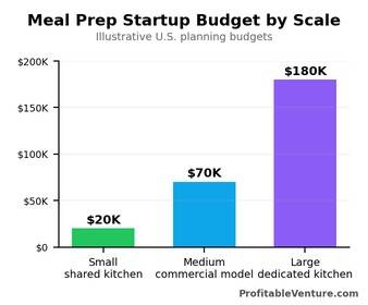 Meal Prep Business Startup Cost By Scale