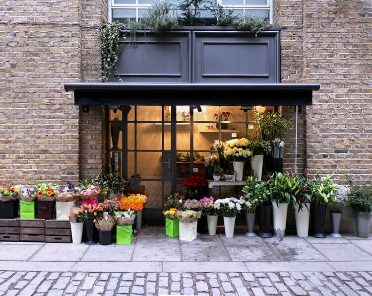 Flower Shop Interior and Exterior Design ideas