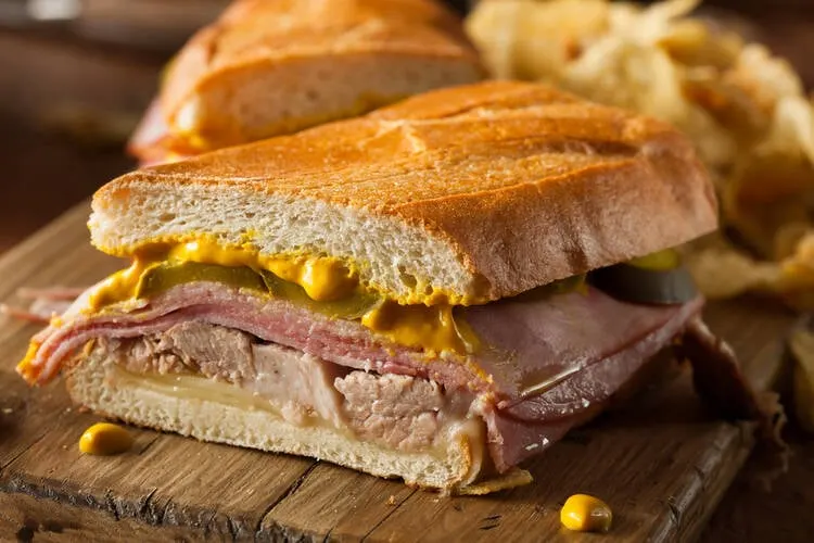 Cuban Sandwich Menu With Pork and Cheese