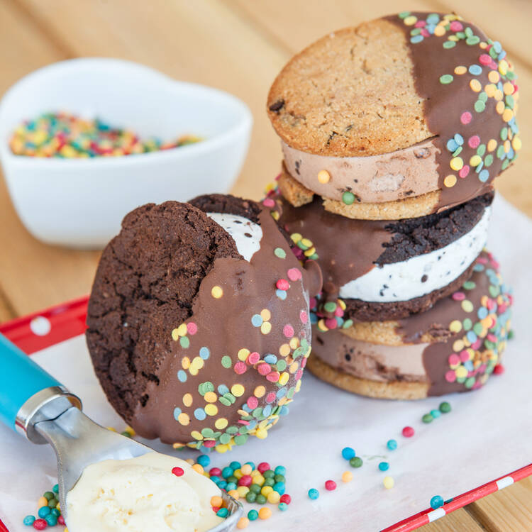 Ice Cream Sandwich Food Truck Menu ideas