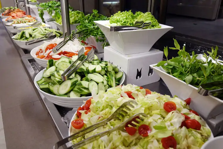 Salad Bar ideas for Buffet in a Wedding Reception