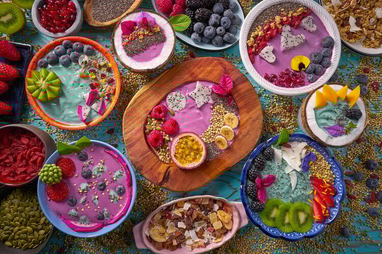 Acai Bowl Topping ideas