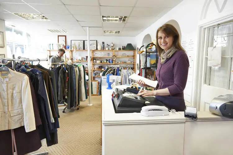 Thrift Store Interior Design ideas With Floor Plan and Layout