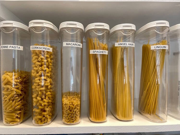 Pasta Storage ideas