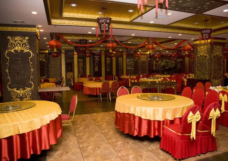 Chinese Restaurant Interior Design ideas With Floor Plan and Layout