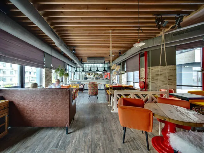 Mexican Restaurant Interior Design ideas With Floor Plan and Layout