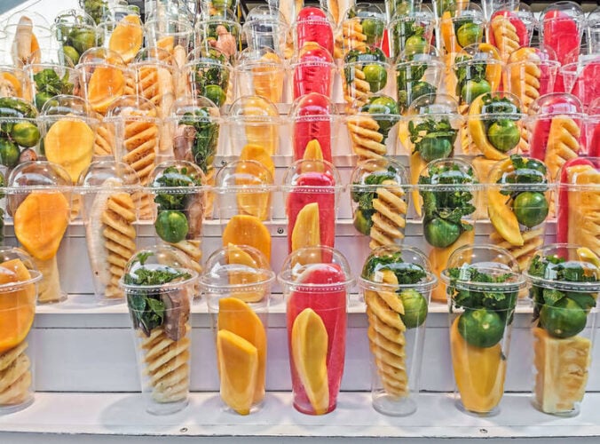Fruit Salad Display ideas