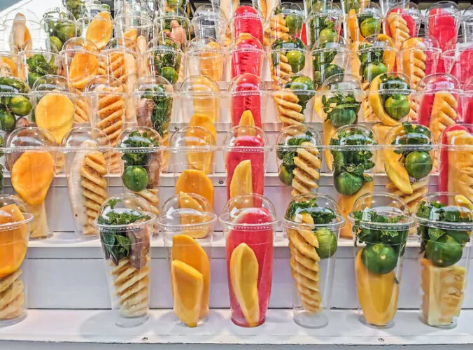 Fruit Salad Display ideas