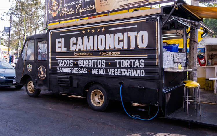 Black Food Truck Design ideas With Floor Plan and Layout