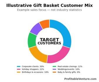 Gift Basket Business Target Customer Mix